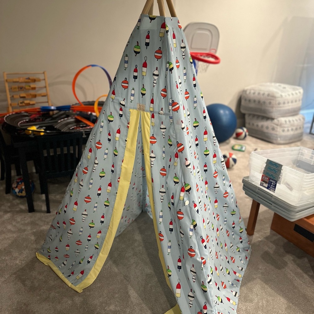 The Beaufort Bonnet Company Blue and Yellow Kids Play Tent